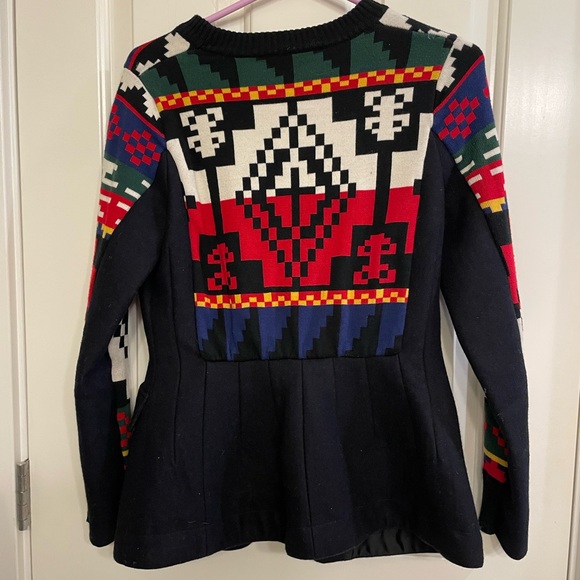 Unique Colorful Geometric Sweater - Picture 2 of 6